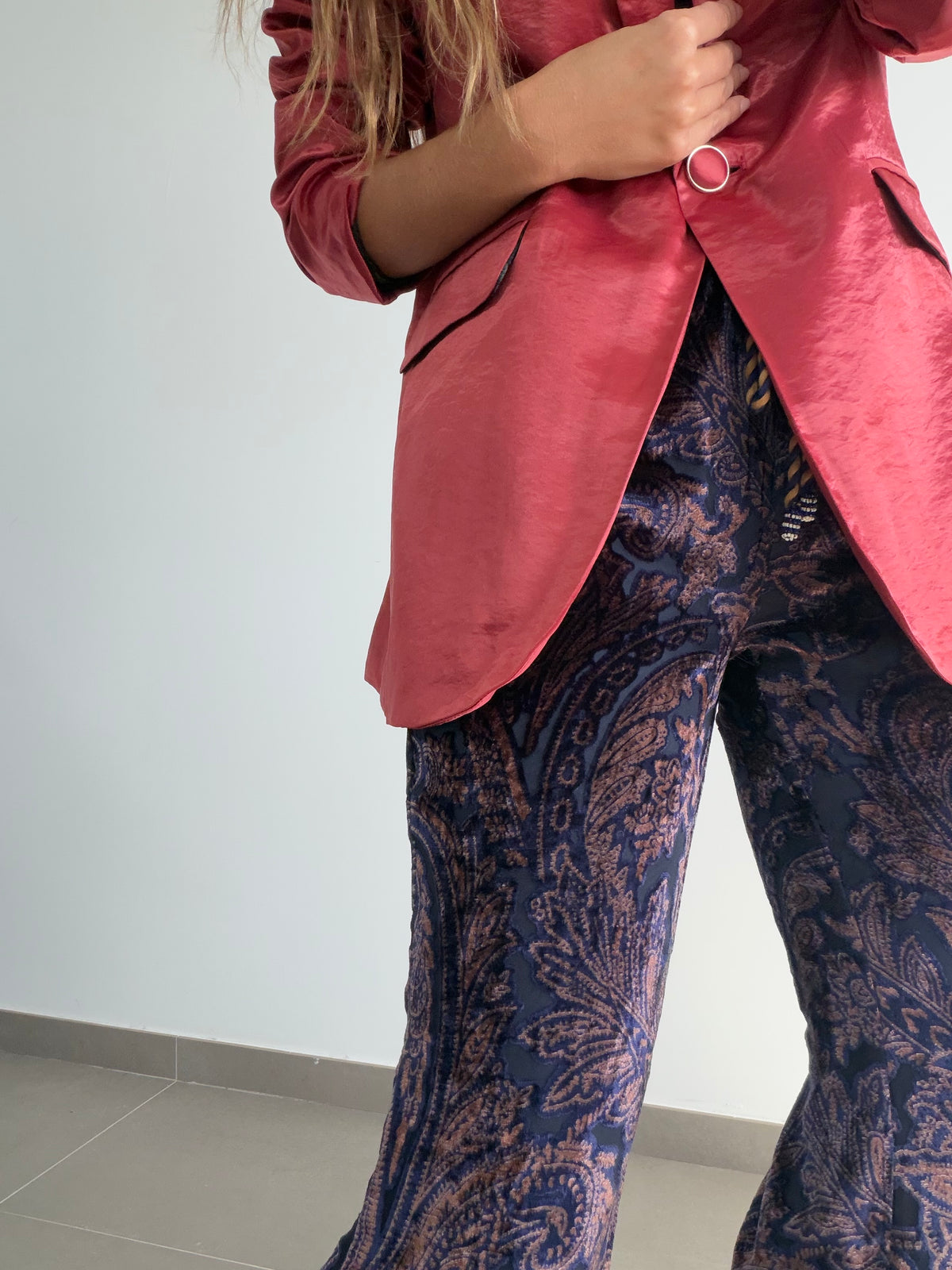 PANTALON RETRO AZUL