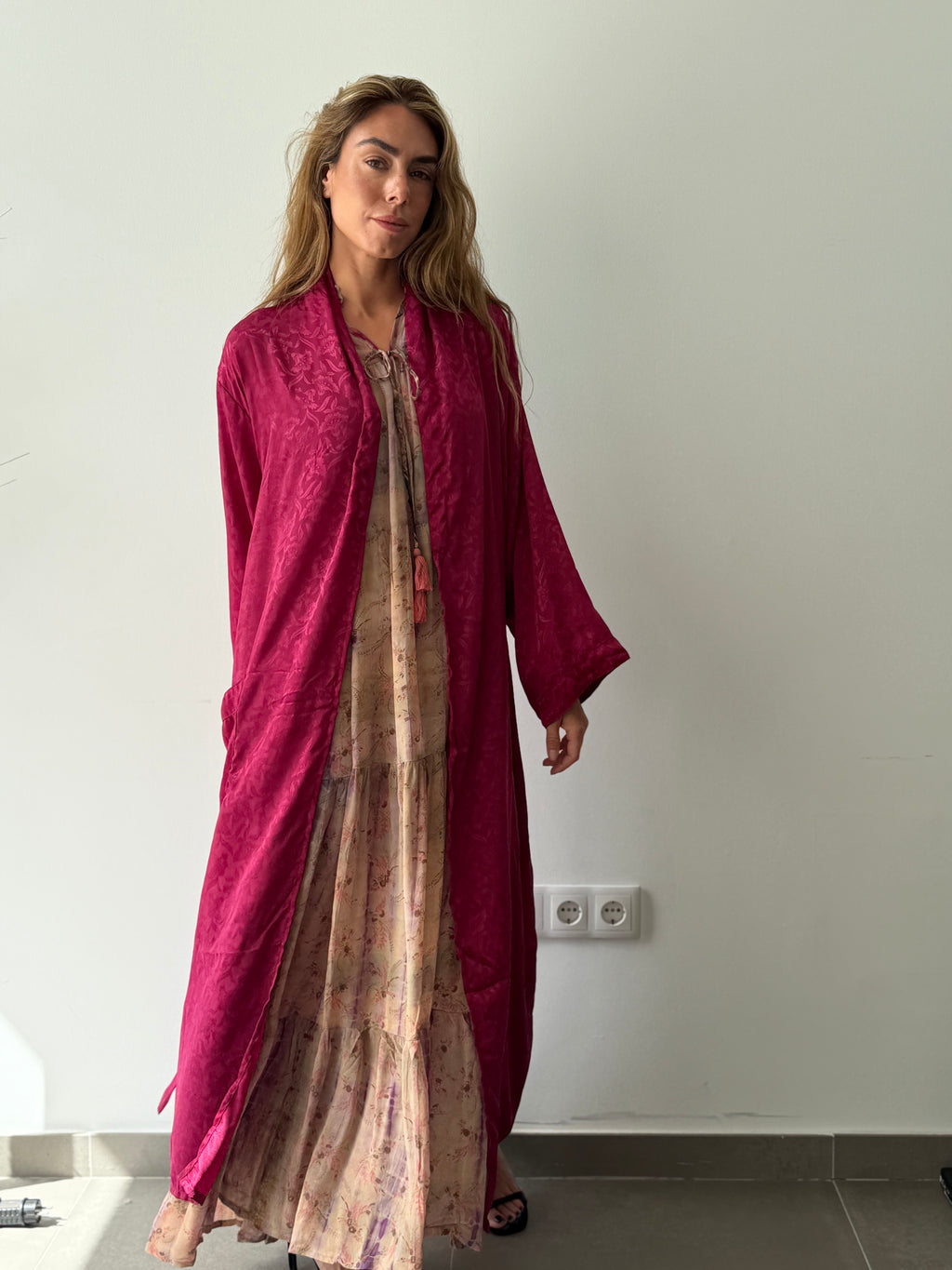 KIMONO ALBA FRAMBUESA