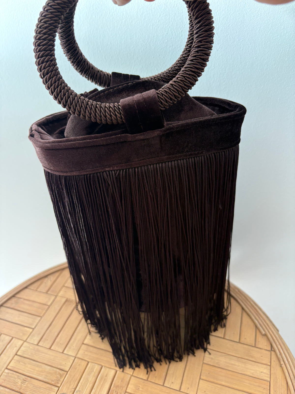 BOLSO CHARLESTÓN MARRON