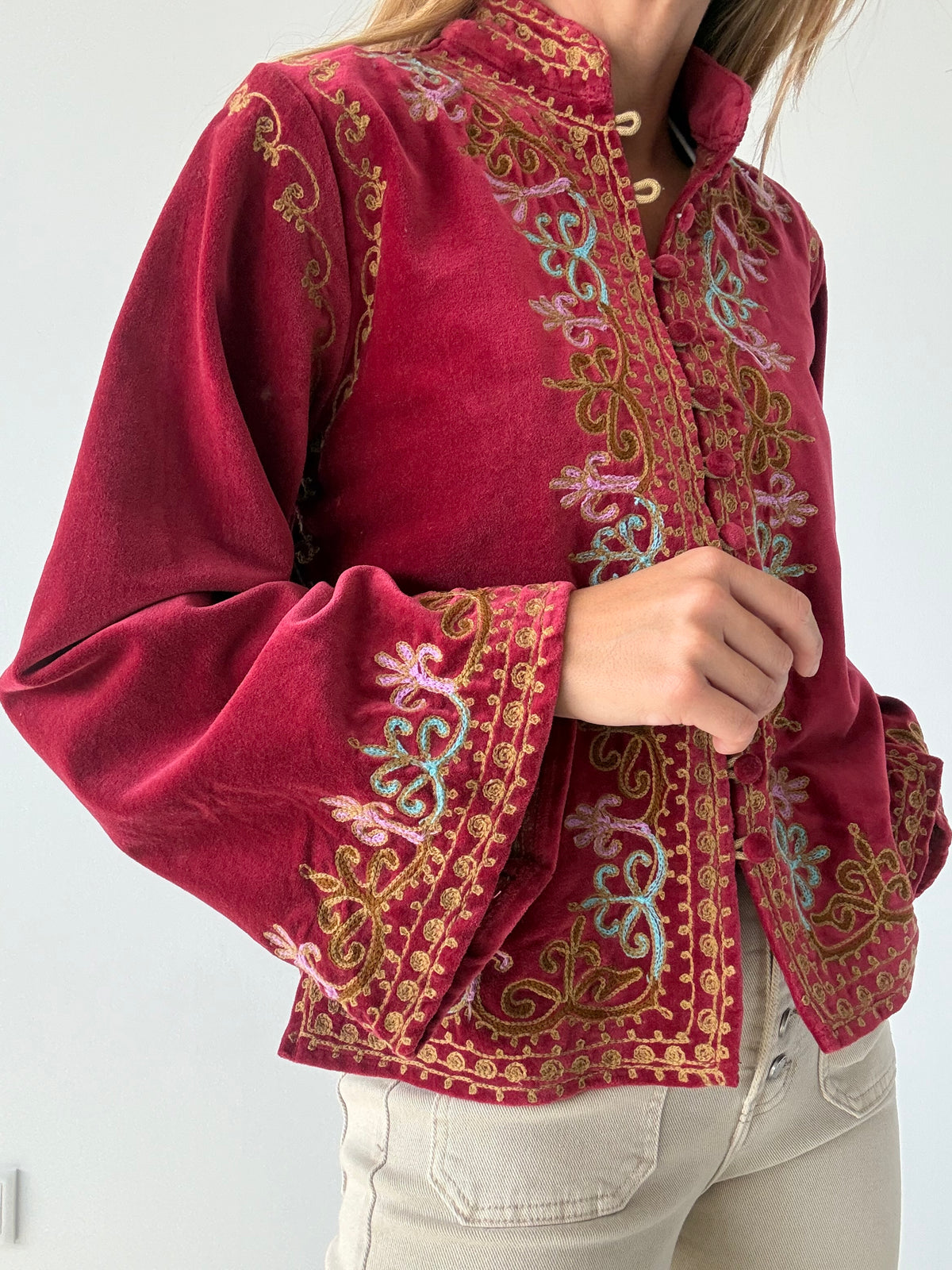 CHAQUETA ABEDE ROJO
