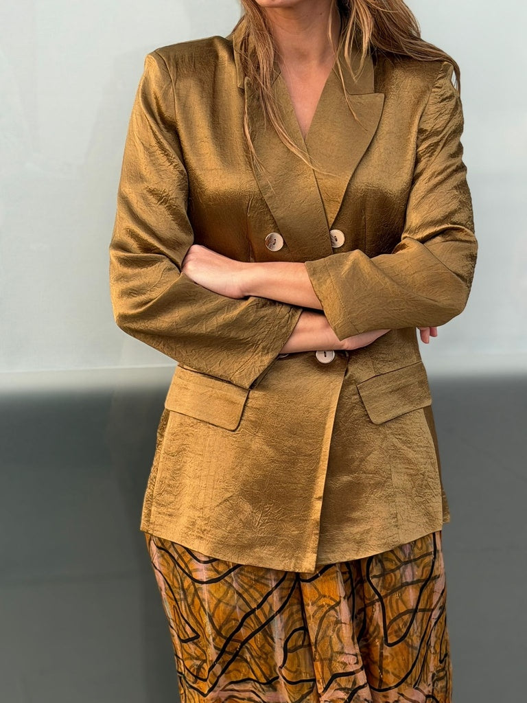 CHAQUETA MELA DORADO