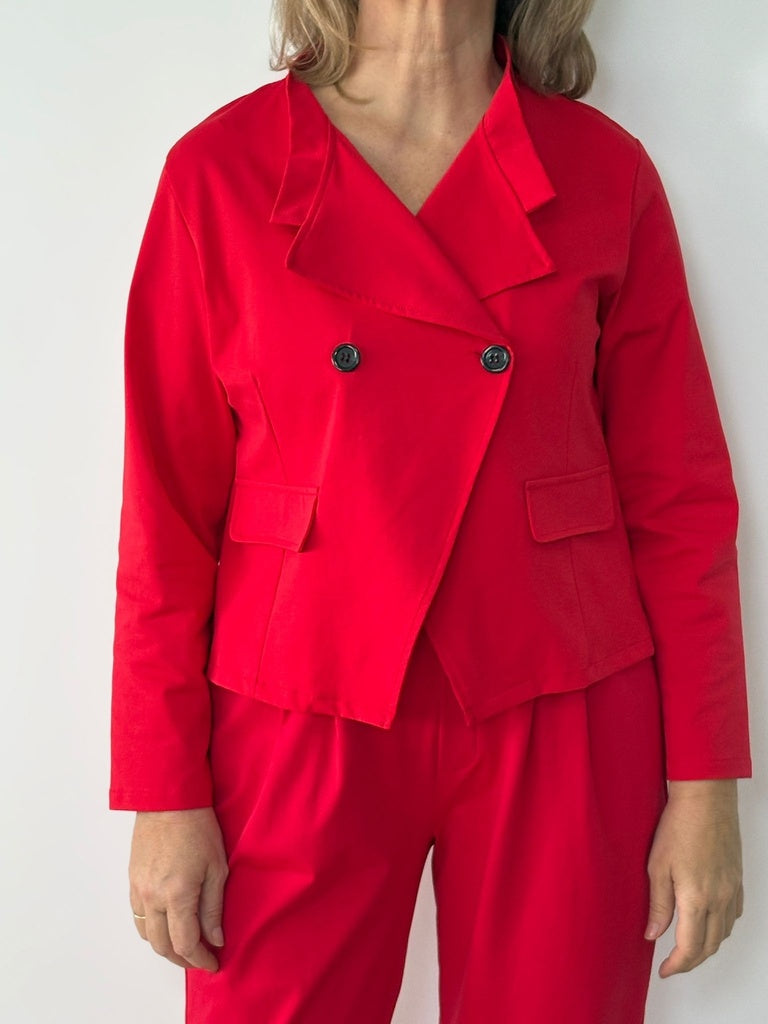 CHAQUETA TARSI ROJO