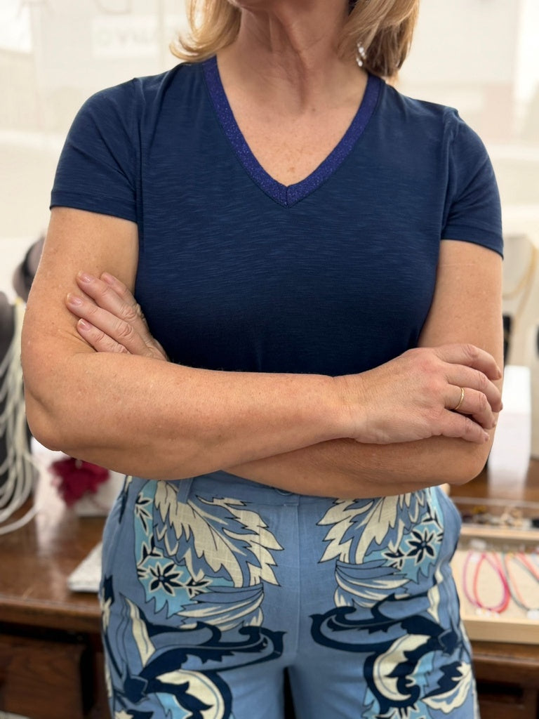 CAMISETA TERRY MARINO