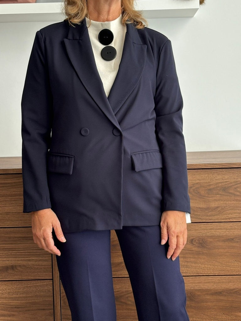 CHAQUETA SMOKING MARINO