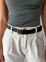 CINTURON NEGRO LISO