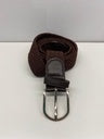 CINTURON TRENZADO  MARRON