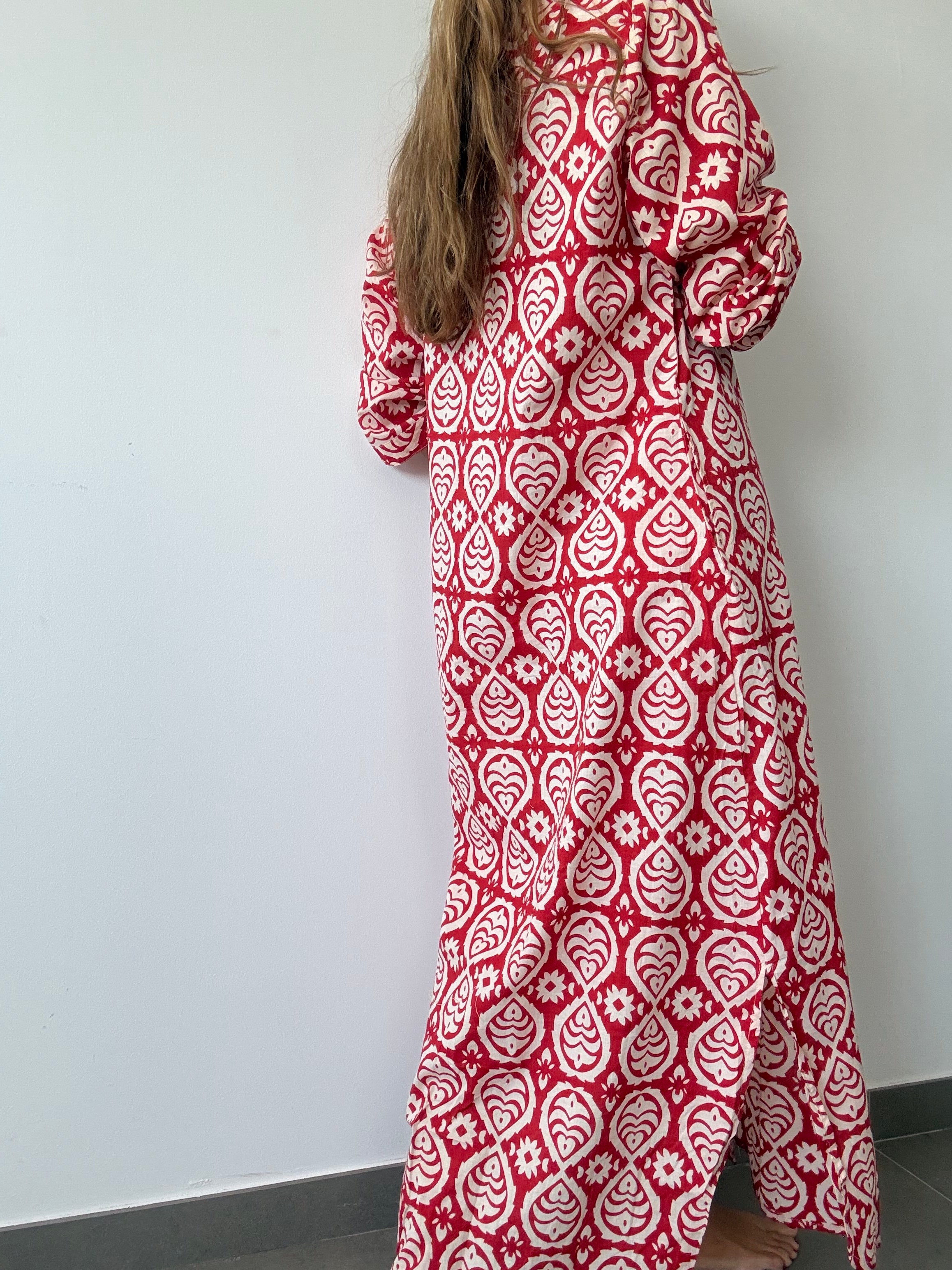 VESTIDO PEZ ROJO