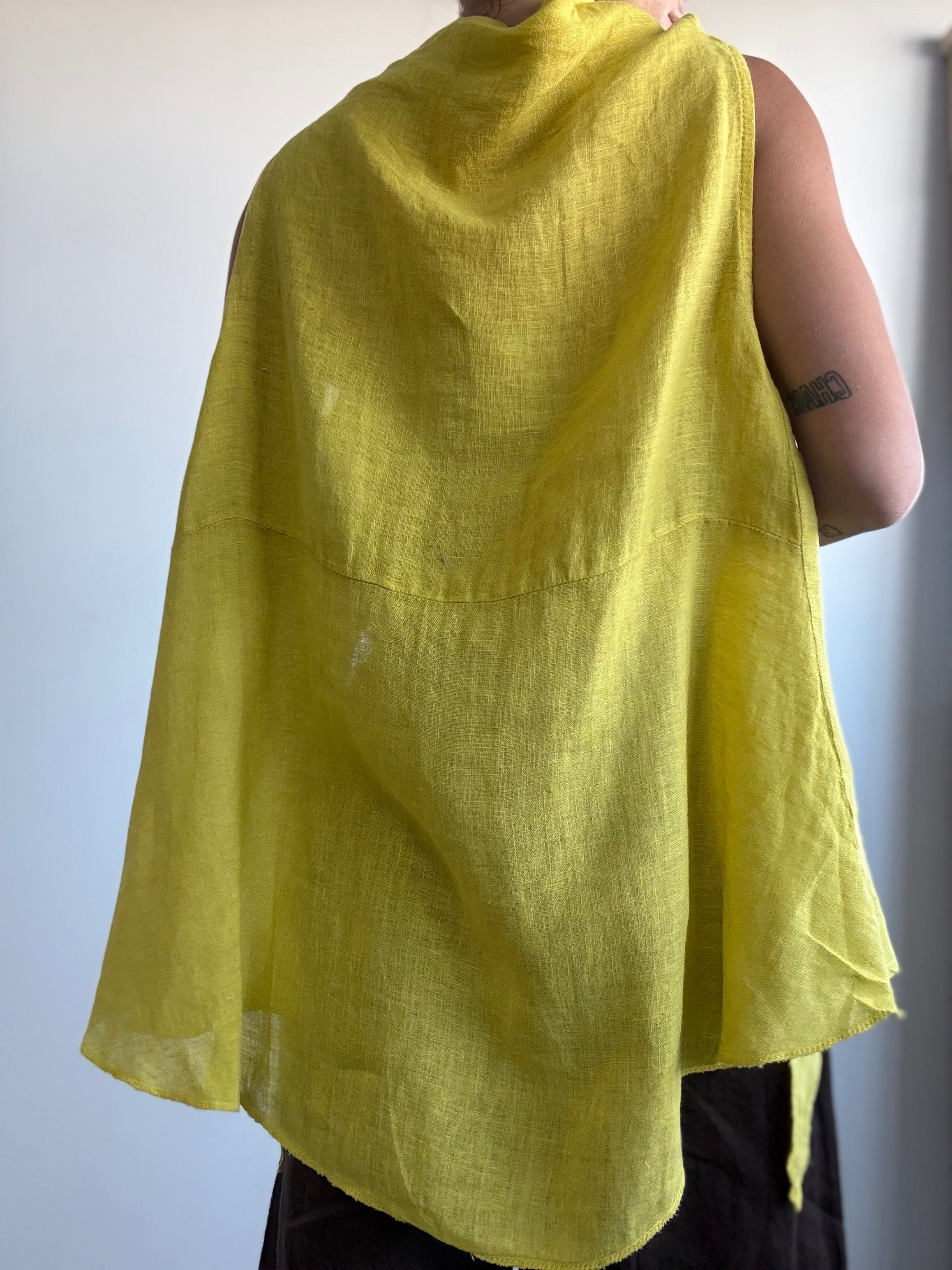 CAMISA CHIMENEA AMARILLO