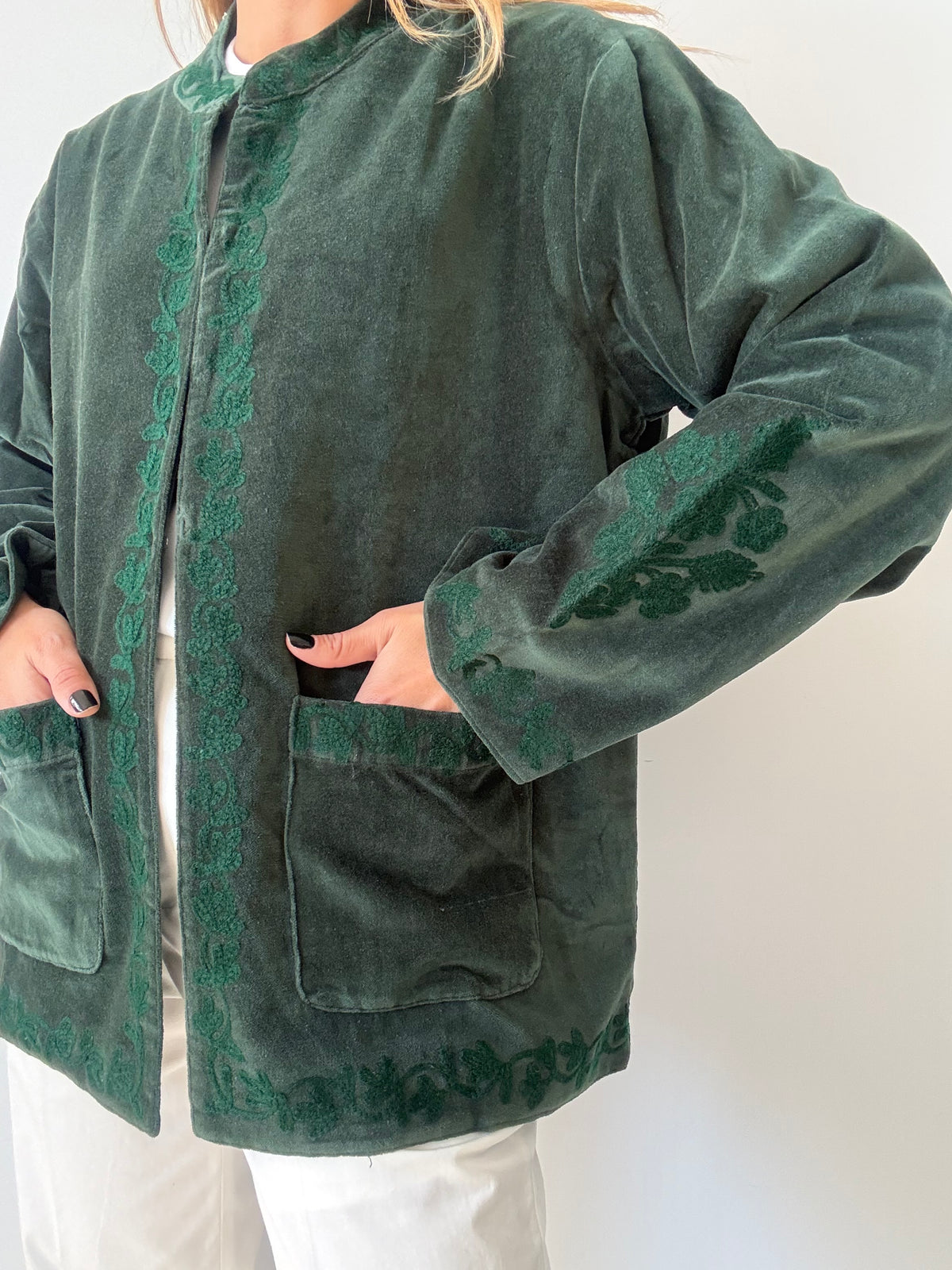 CHAQUETA BEIRUT VERDE BOTELLA
