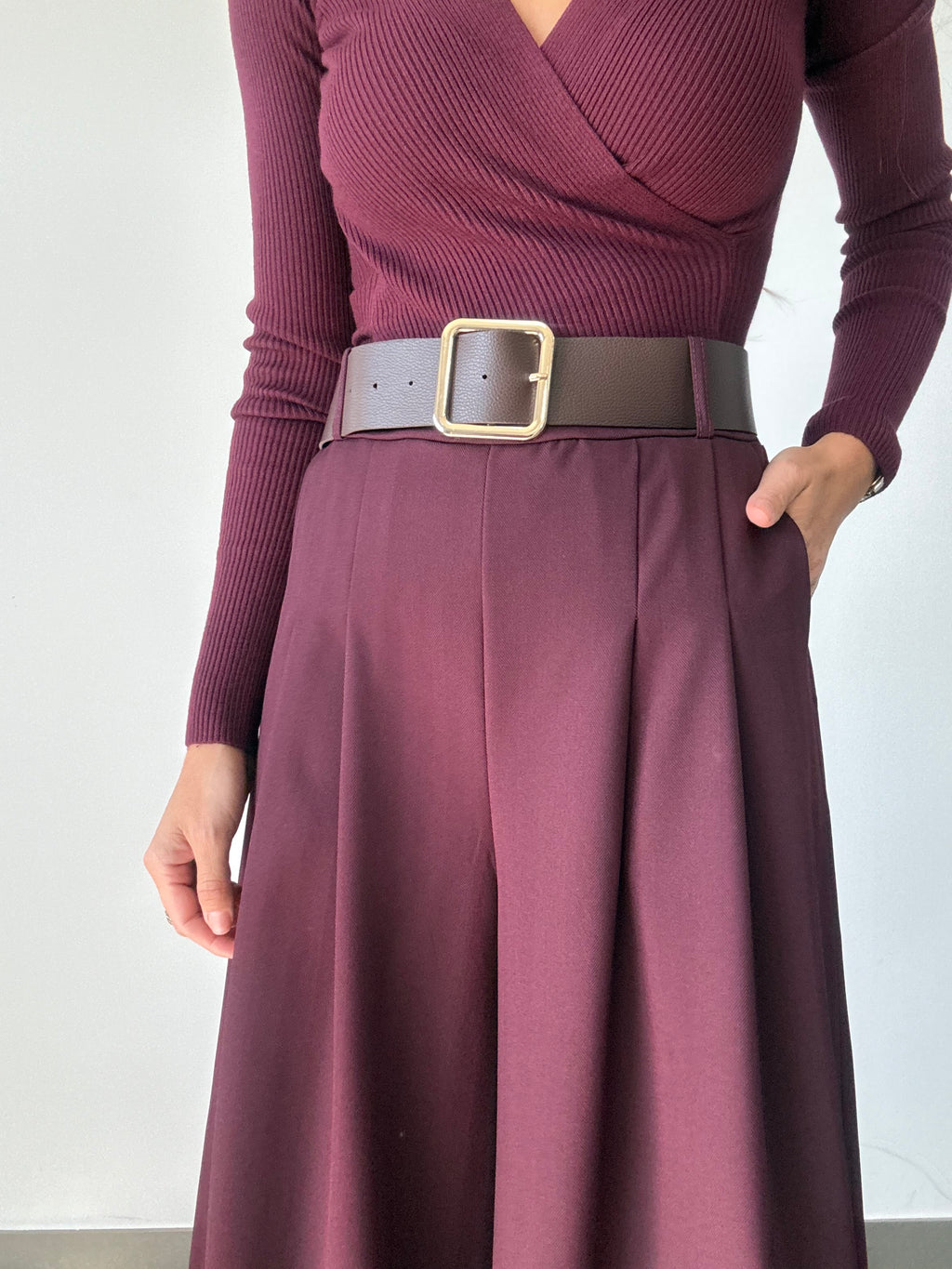 PANTALÓN ELISA BURDEOS