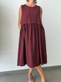 VESTIDO KARINA BURDEOS