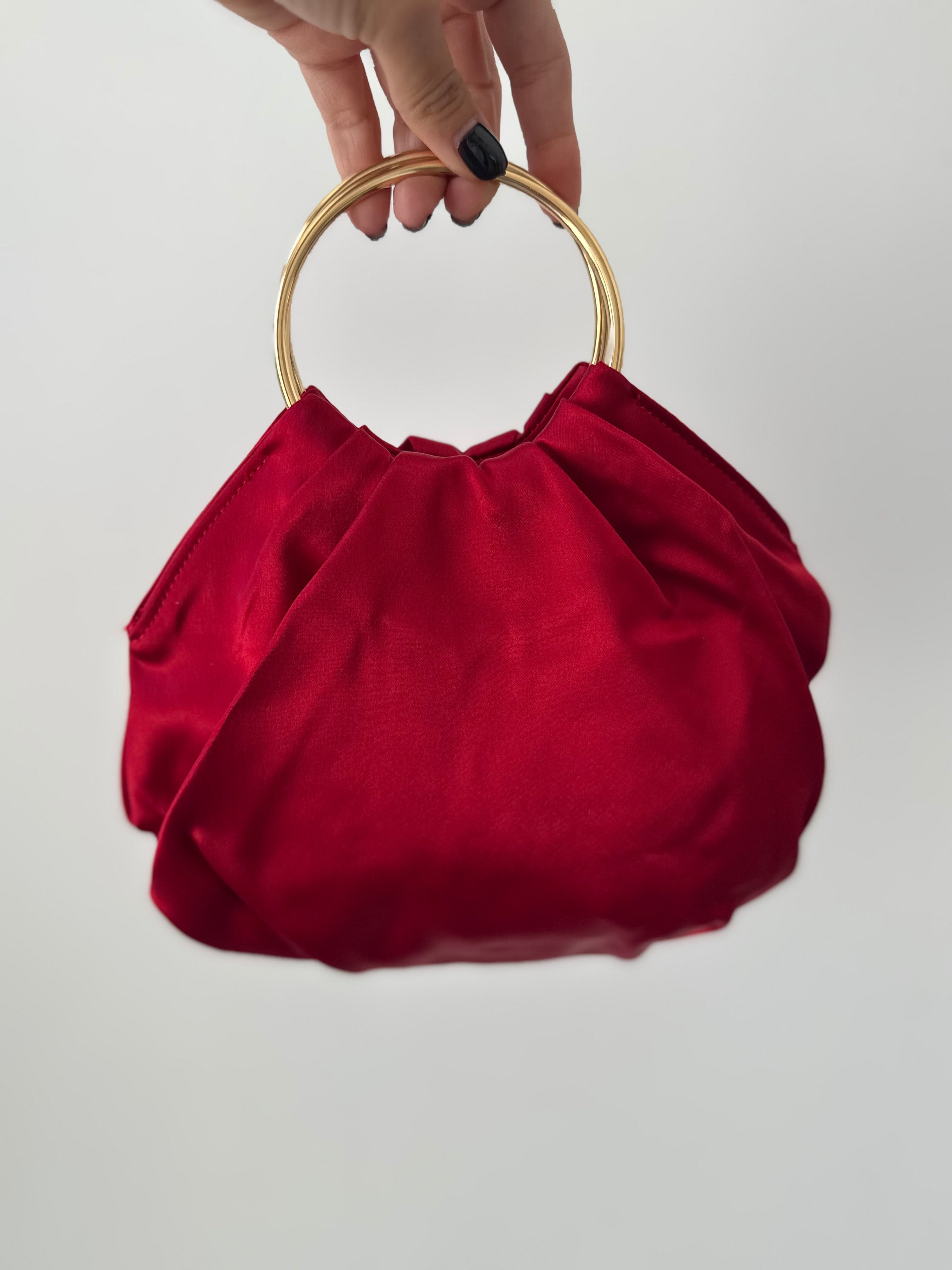 BOLSO ARO PEQUEÑO ROJO