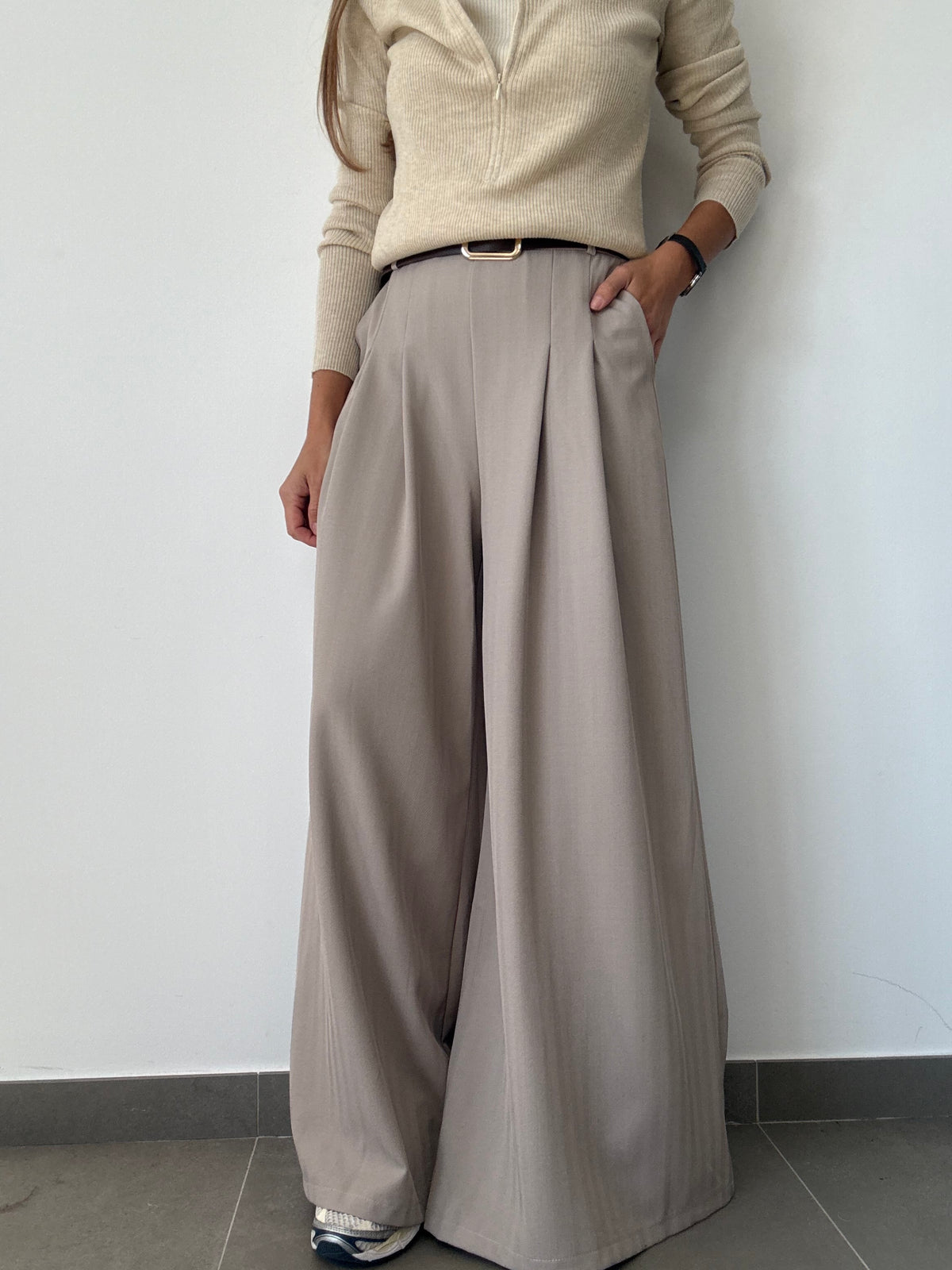 PANTALÓN ELISA TOPO