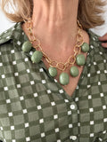 COLLAR CIRUELA VERDE