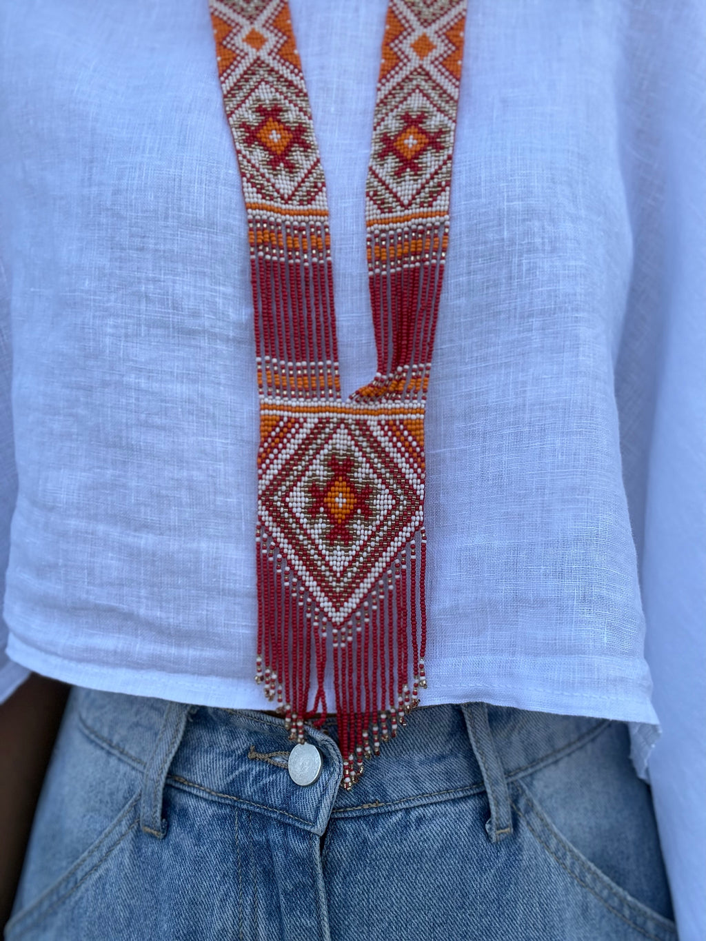 COLLAR BRASIL ROJO