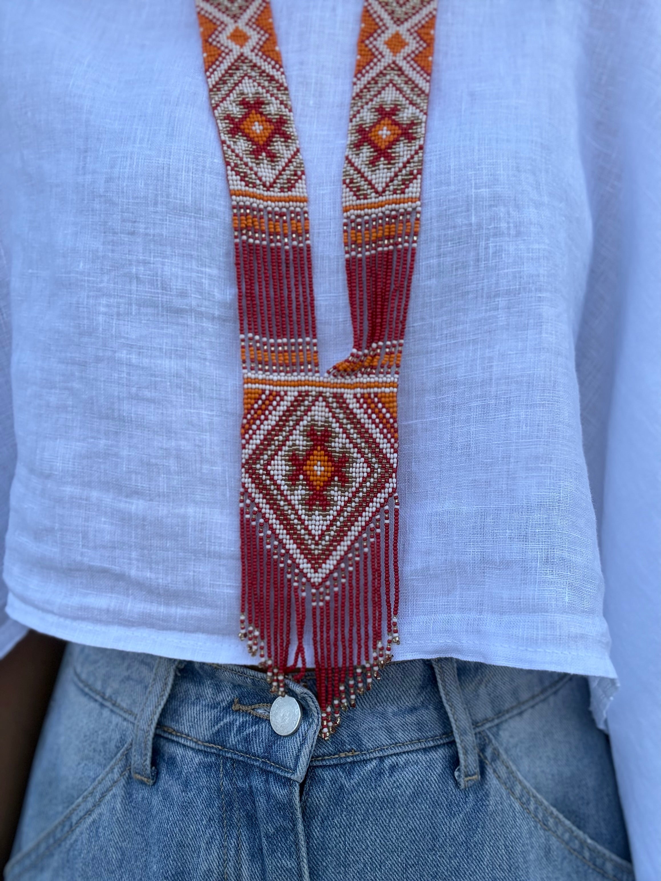 COLLAR BRASIL ROJO