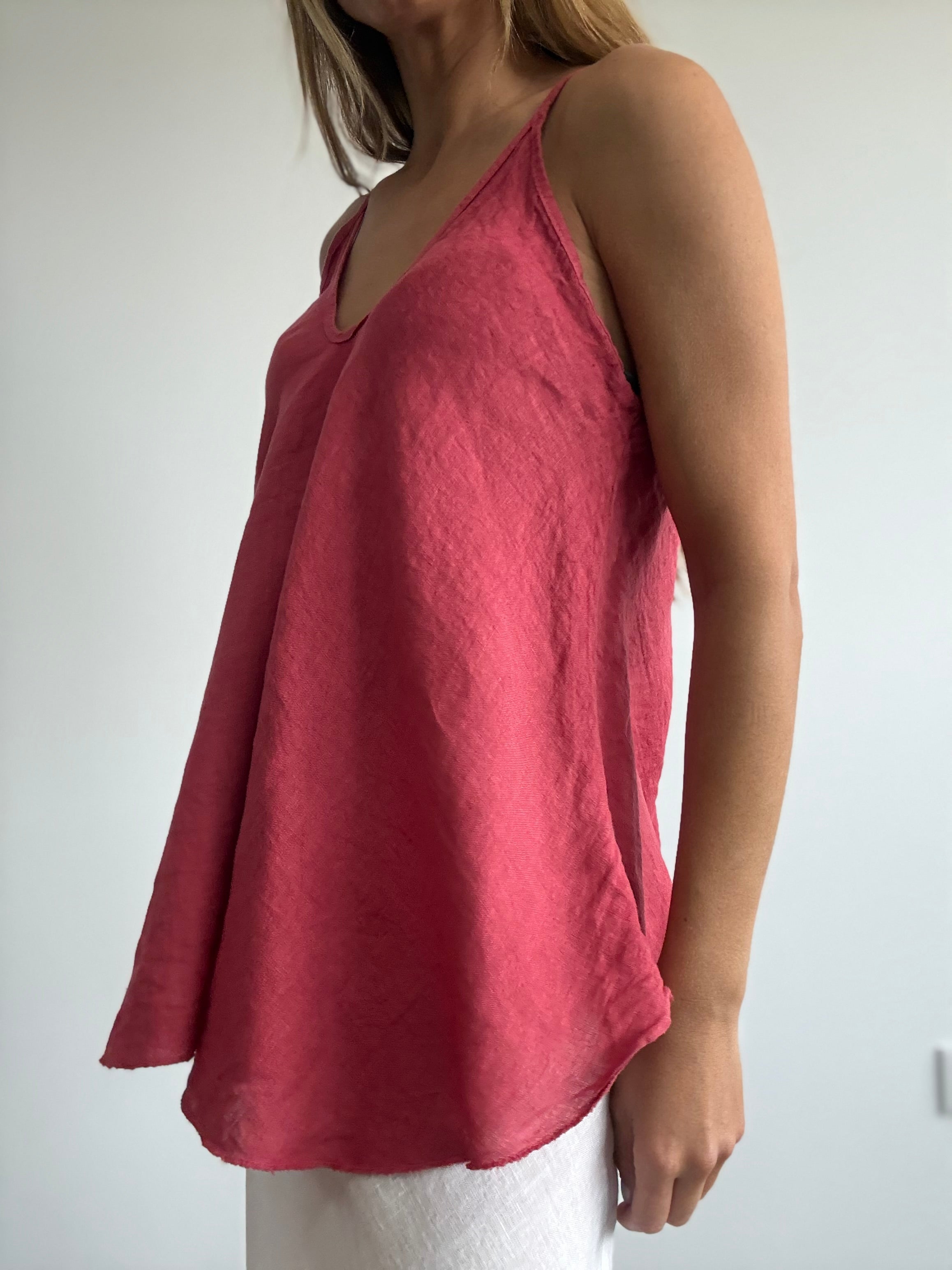 TOP LEIRE FRAMBUESA