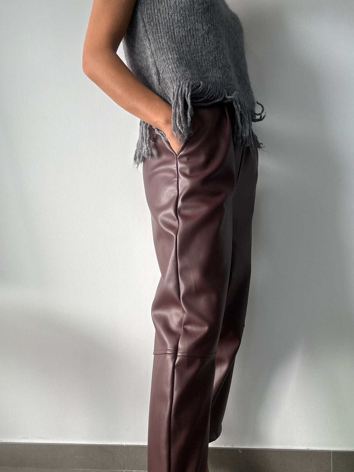 PANTALÓN UDAME BURDEOS