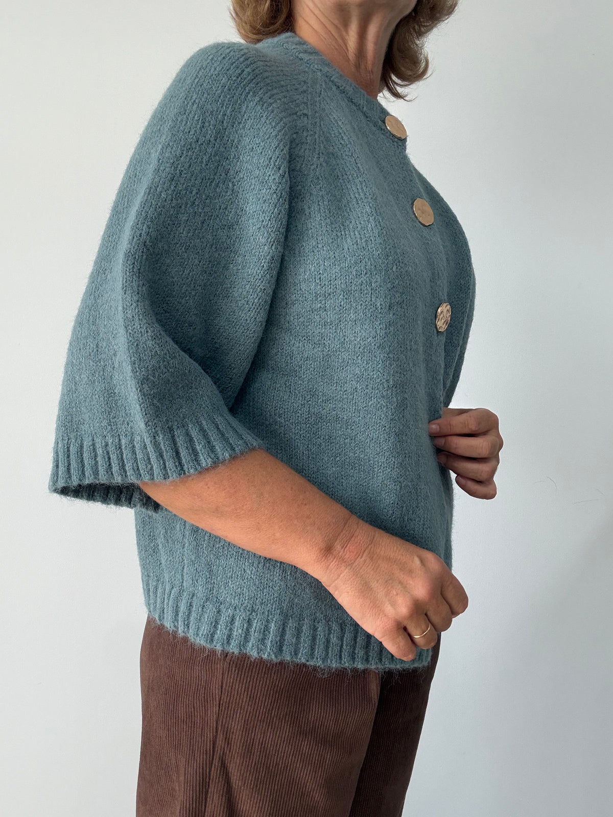 CARDIGAN GOYA CELESTE