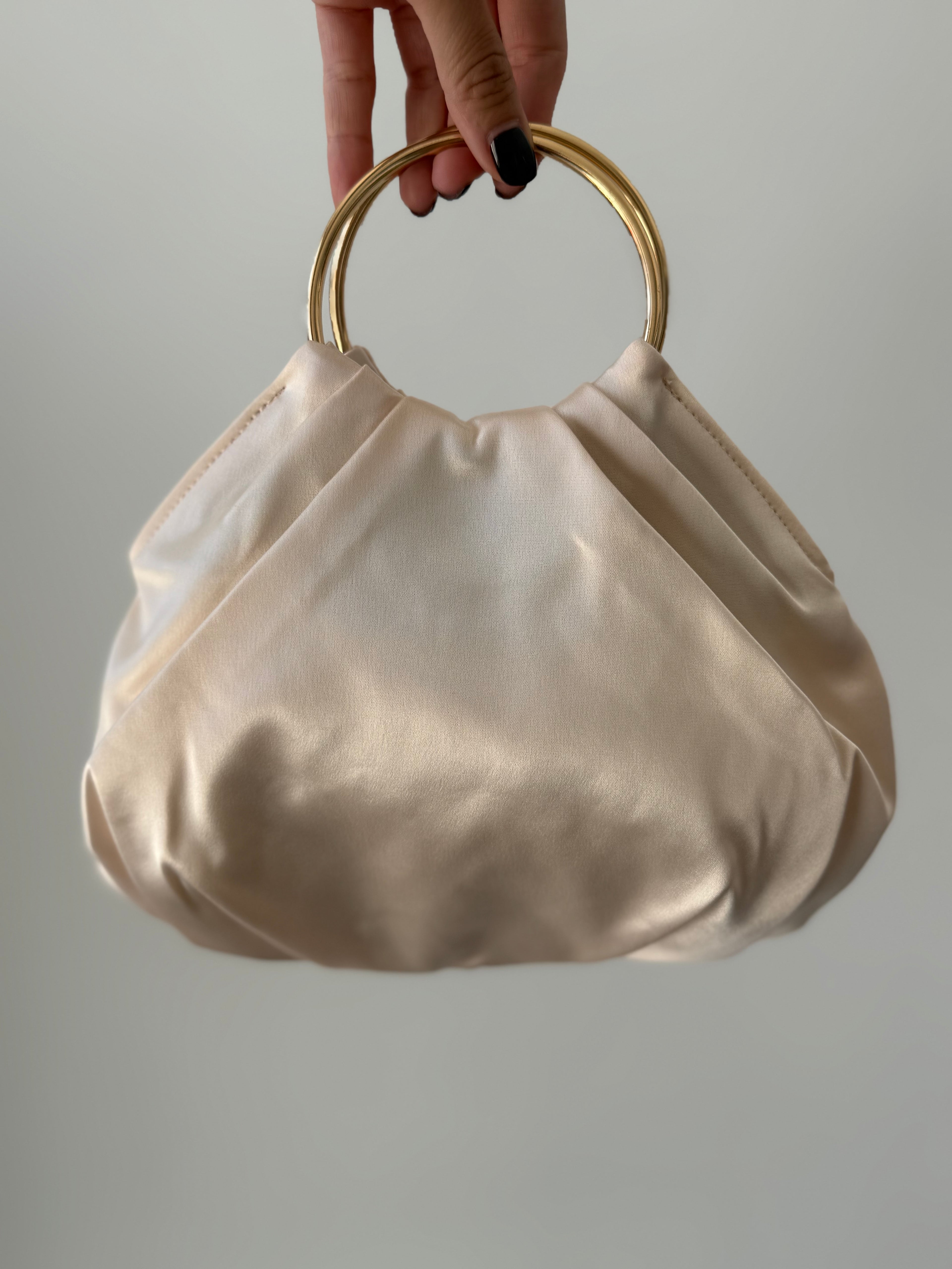 BOLSO ARO PEQUEÑO MARFIL