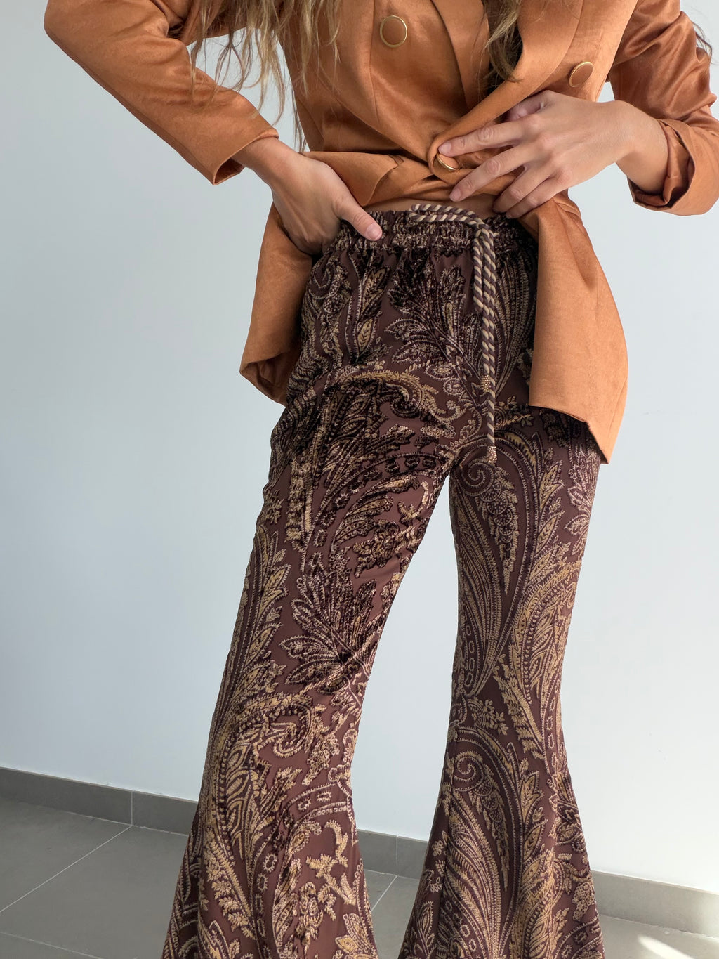 PANTALON RETRO MARRON