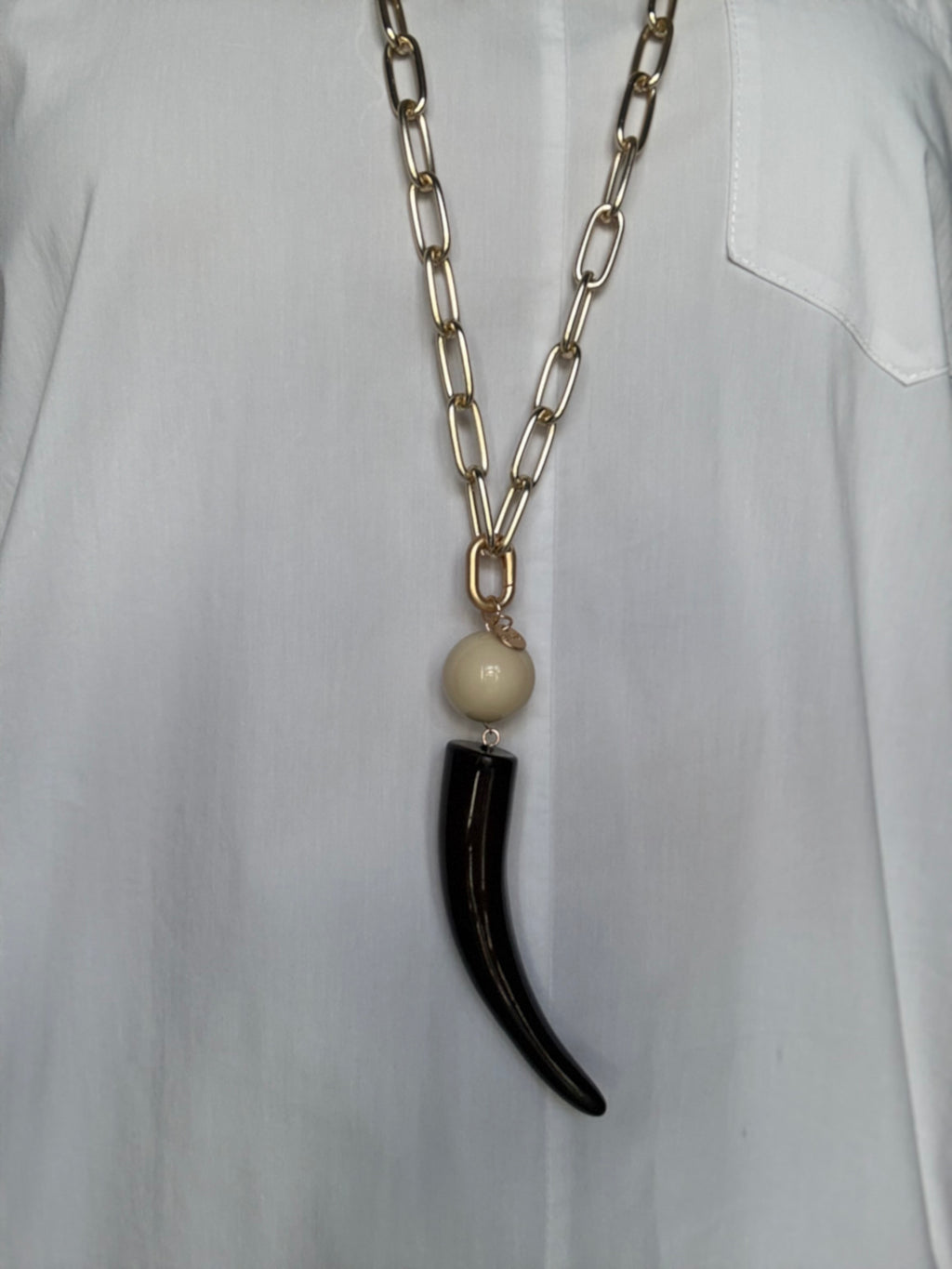 COLLAR DUVA MARRÓN