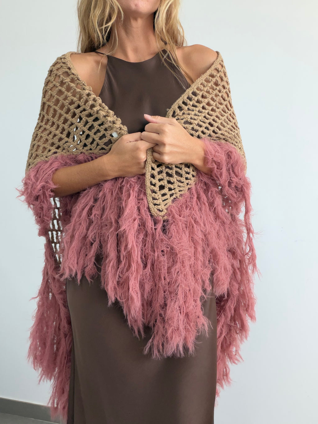 TOCA PLUMAS  CAMEL-ROSA