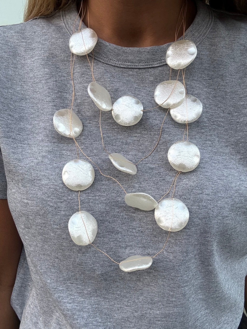COLLAR RACIMO NÁCAR