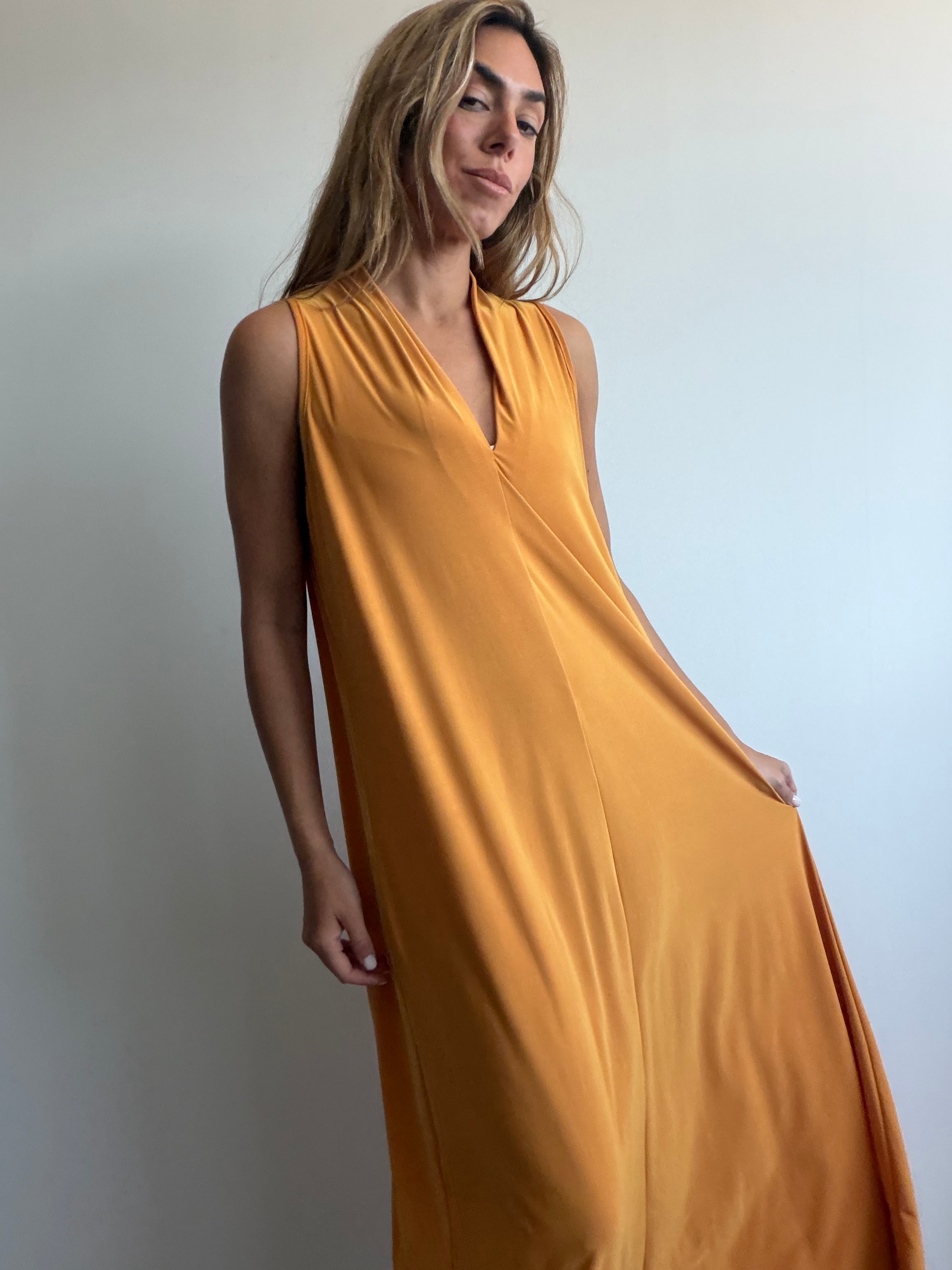 VESTIDO DIMITRA MOSTAZA