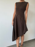 VESTIDO ALENA CHOCOLATE