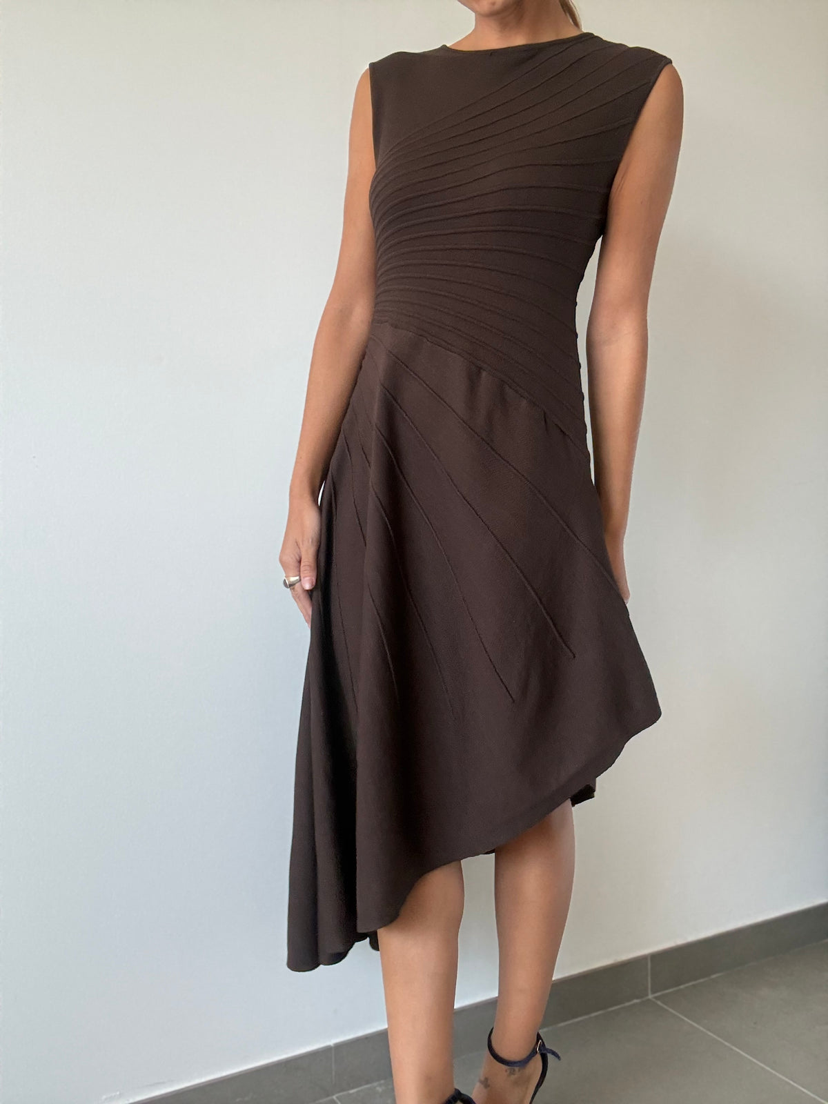 VESTIDO ALENA CHOCOLATE