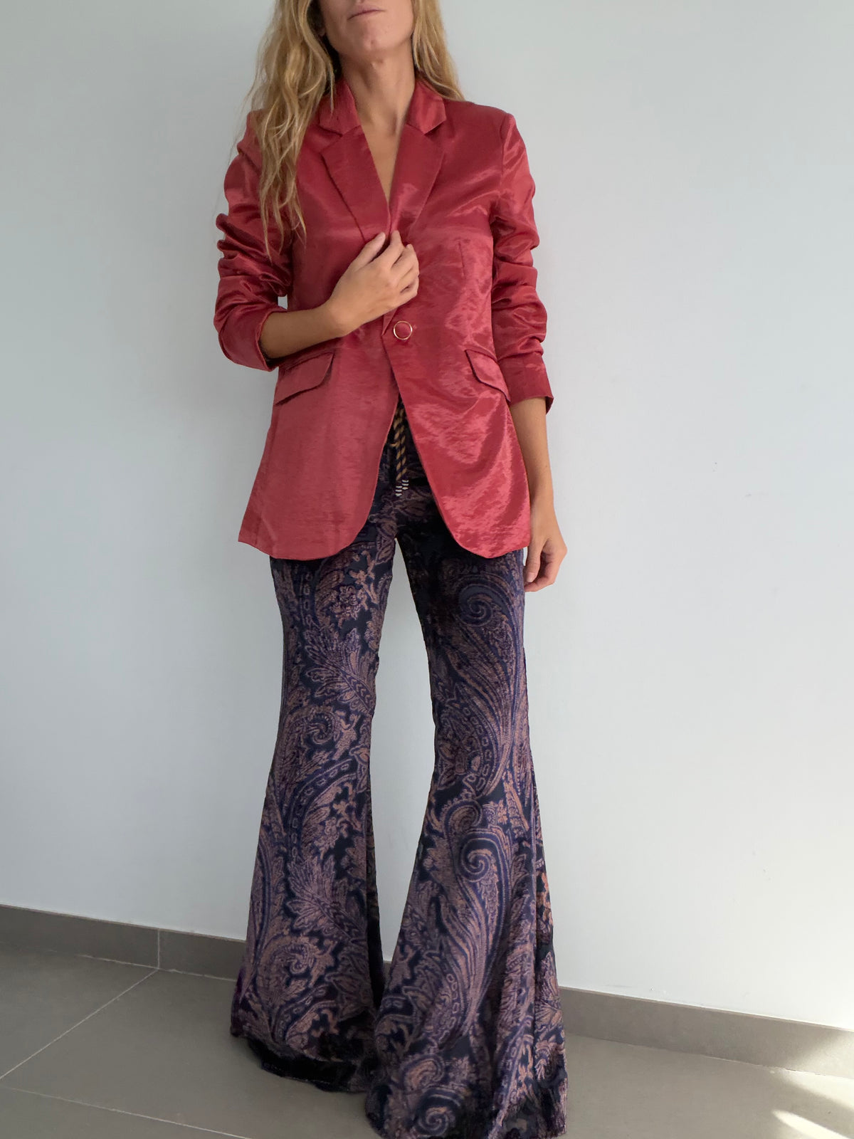 PANTALON RETRO AZUL