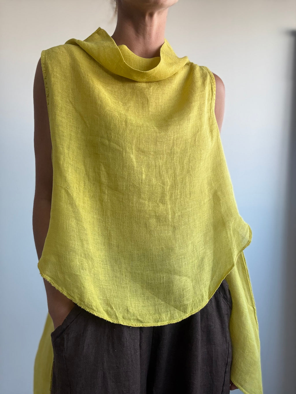 CAMISA CHIMENEA AMARILLO
