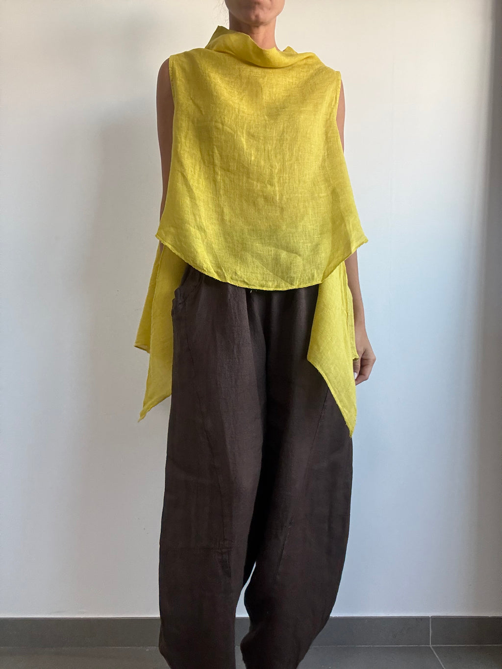 CAMISA CHIMENEA AMARILLO