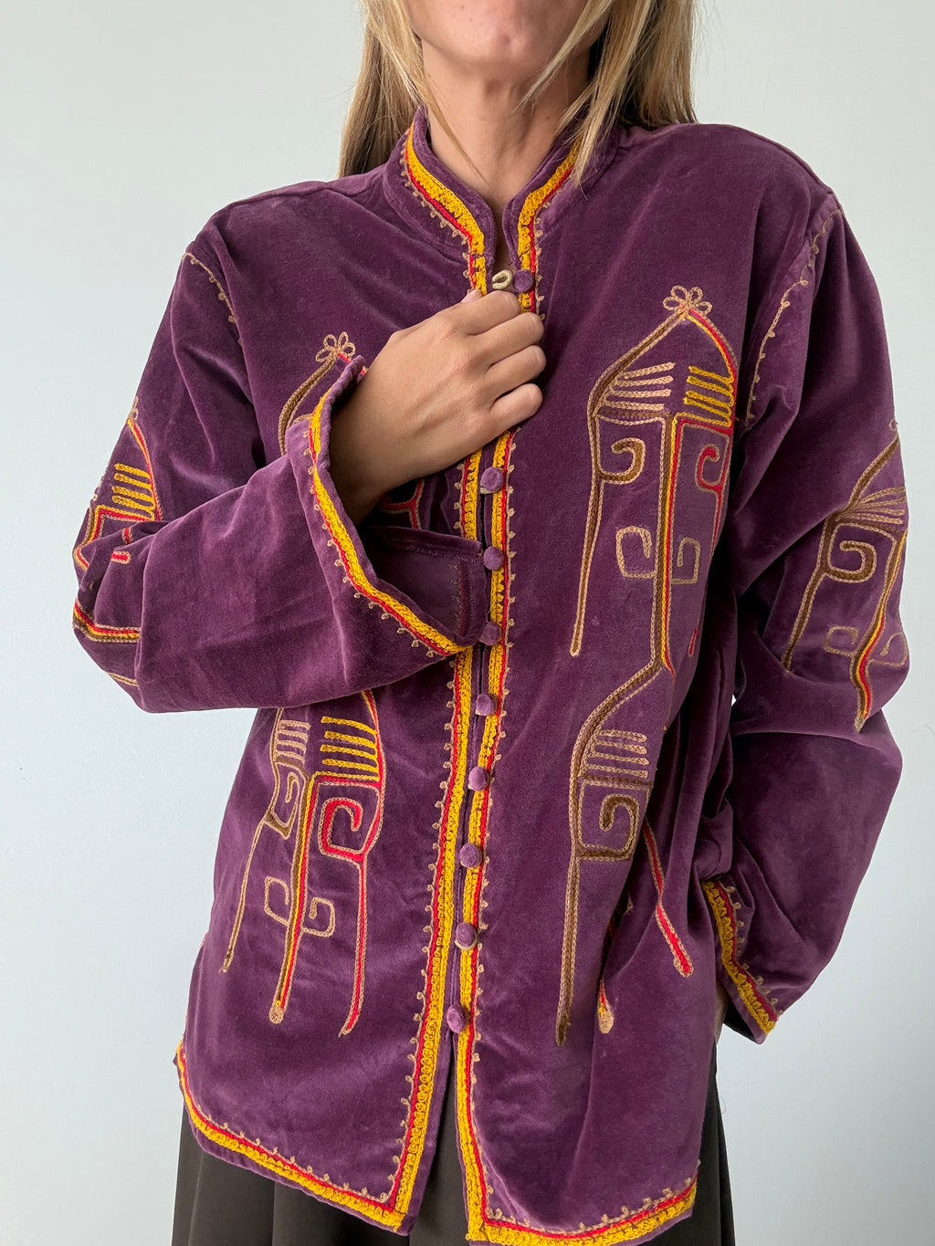 CHAQUETA ZAR MORADO