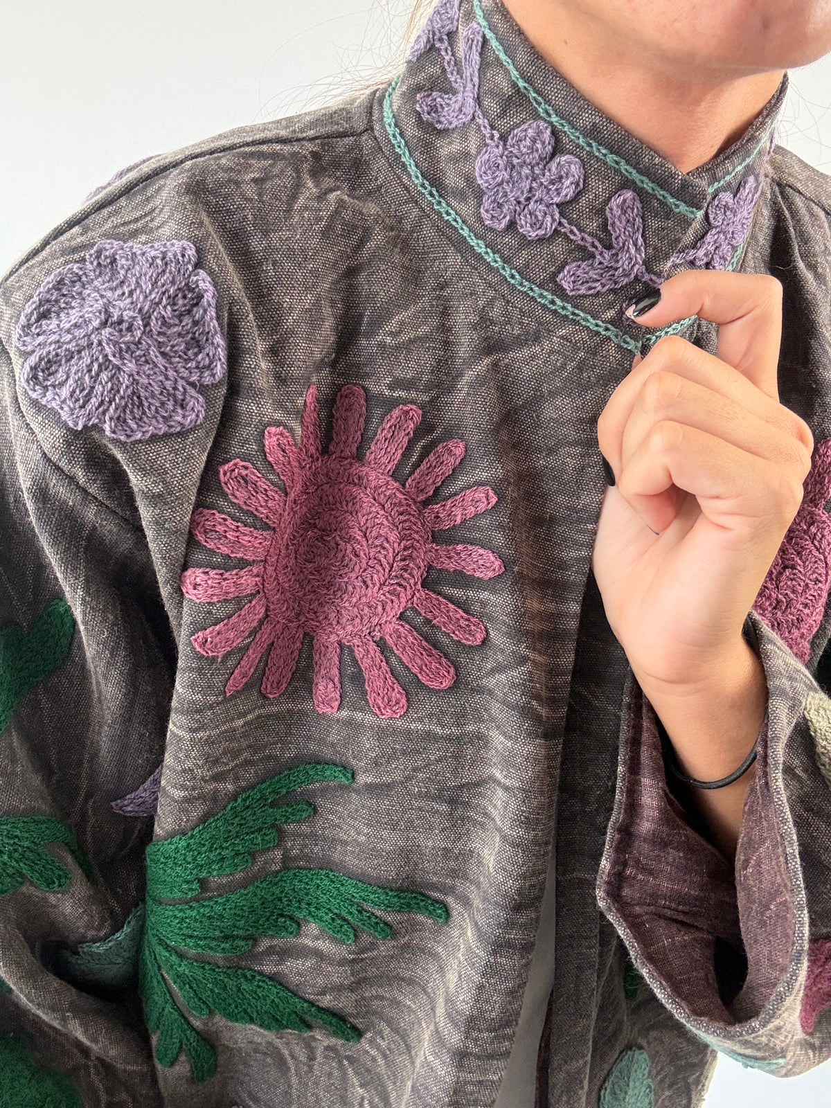 CHAQUETA SUZANI VERDE AGUA