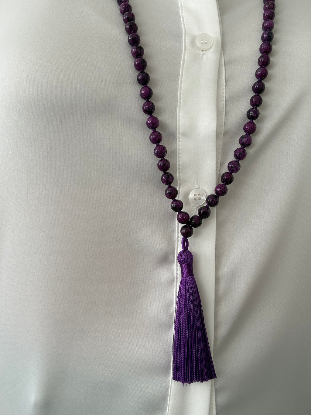COLLAR TOSARIO   MORADO
