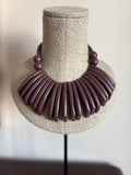 COLLAR PAPÚA BERENJENA