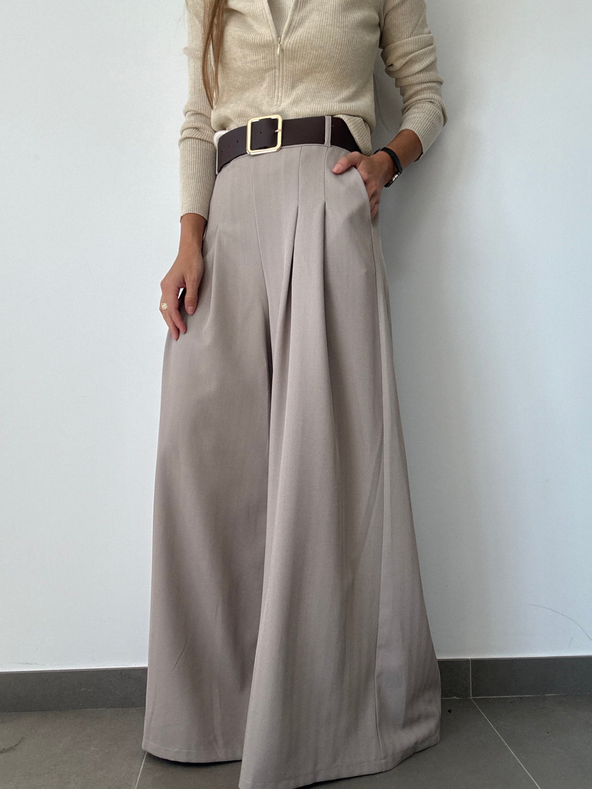 PANTALÓN ELISA TOPO