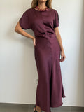 VESTIDO VICTORIA BURDEOS