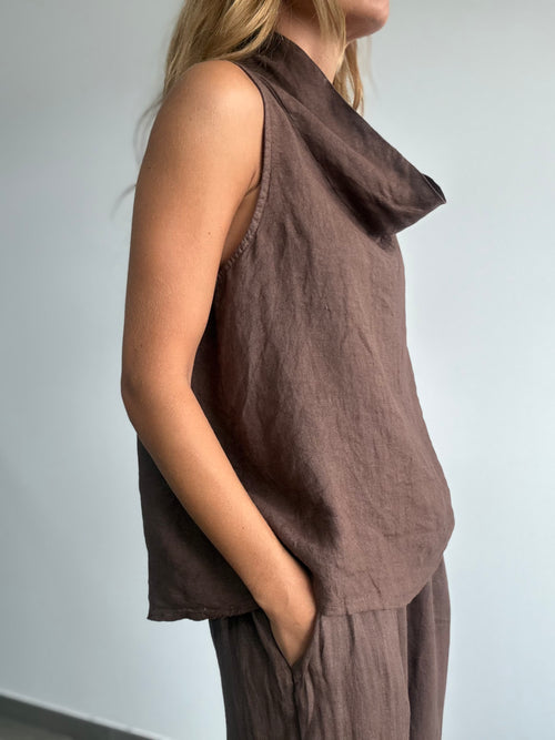 BLUSA ROXANA CHOCOLATE