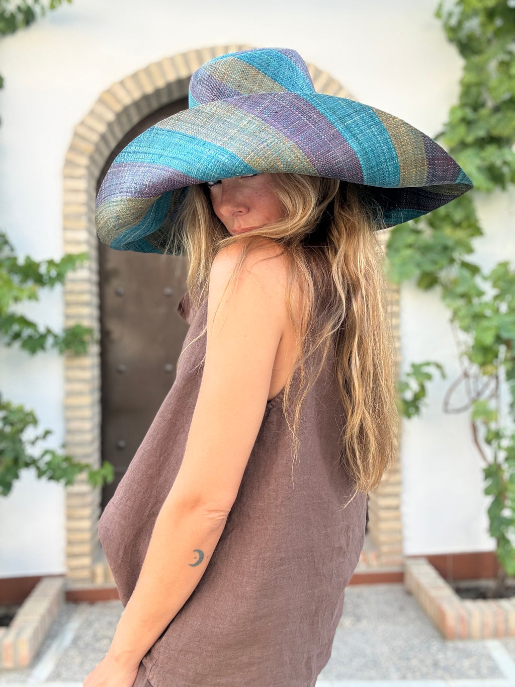 SOMBRERO RAFIA COLORES 3