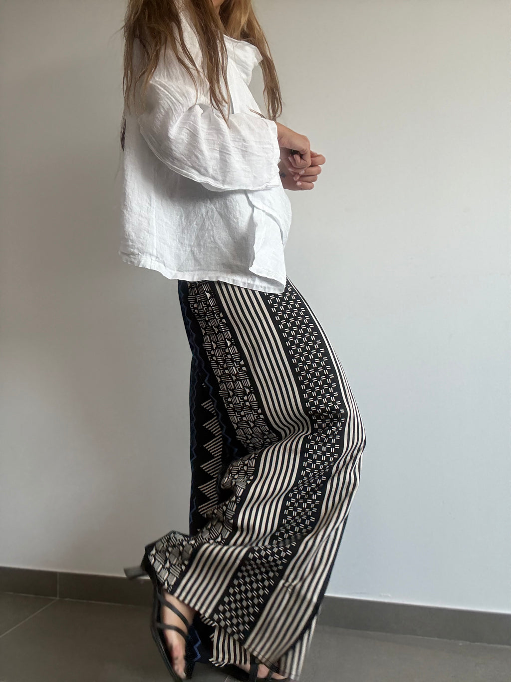 PANTALÓN RODAS NEGRO/AZUL