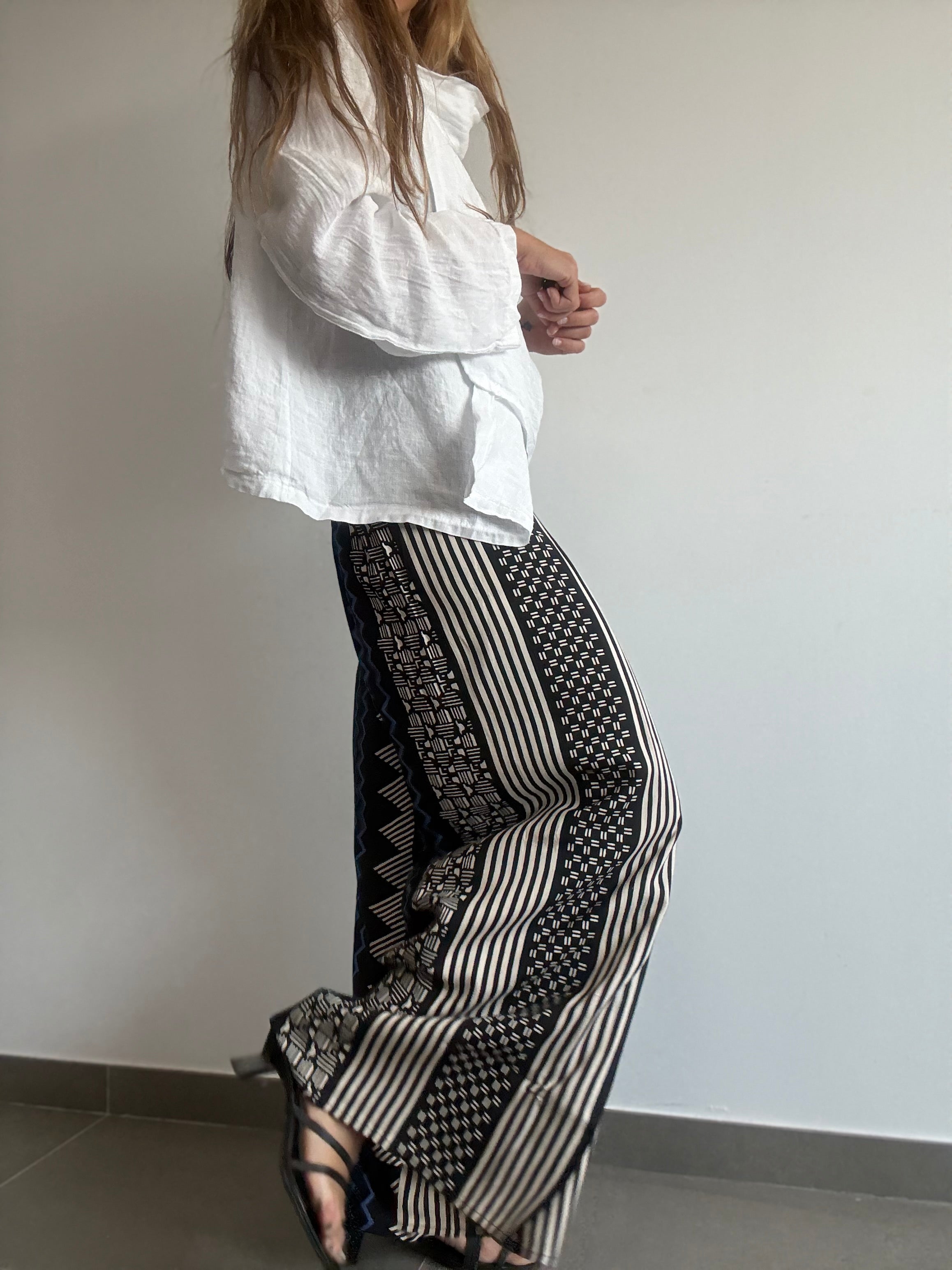 PANTALÓN RODAS NEGRO/AZUL