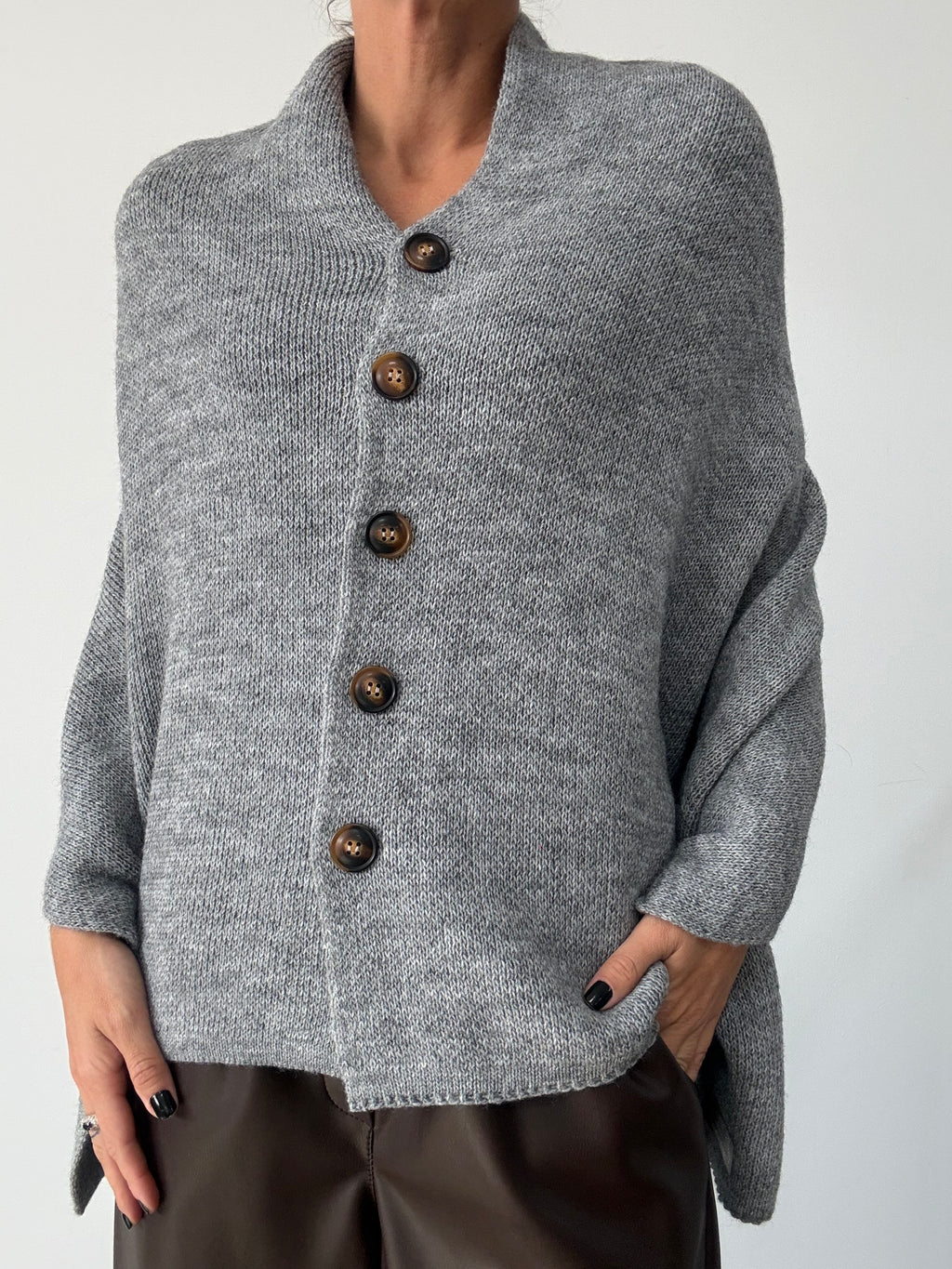 PONCHO ULA GRIS