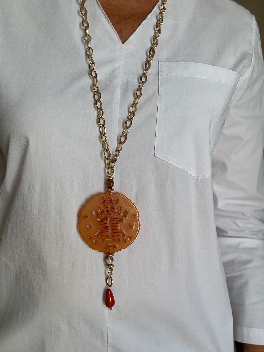 COLLAR TÍBET AMBAR