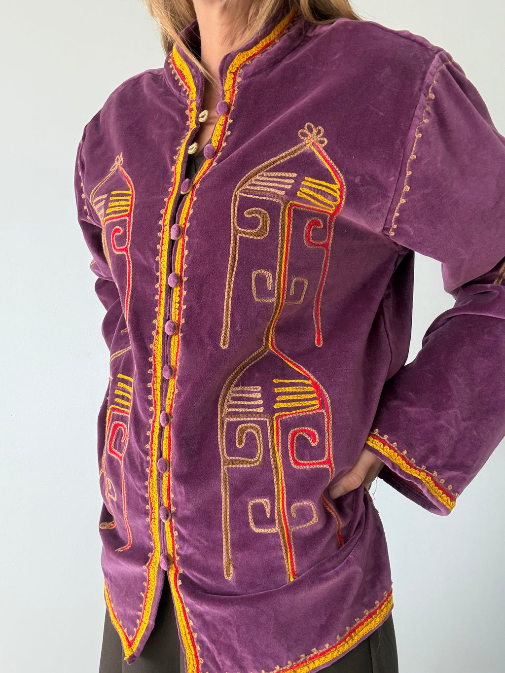 CHAQUETA ZAR MORADO