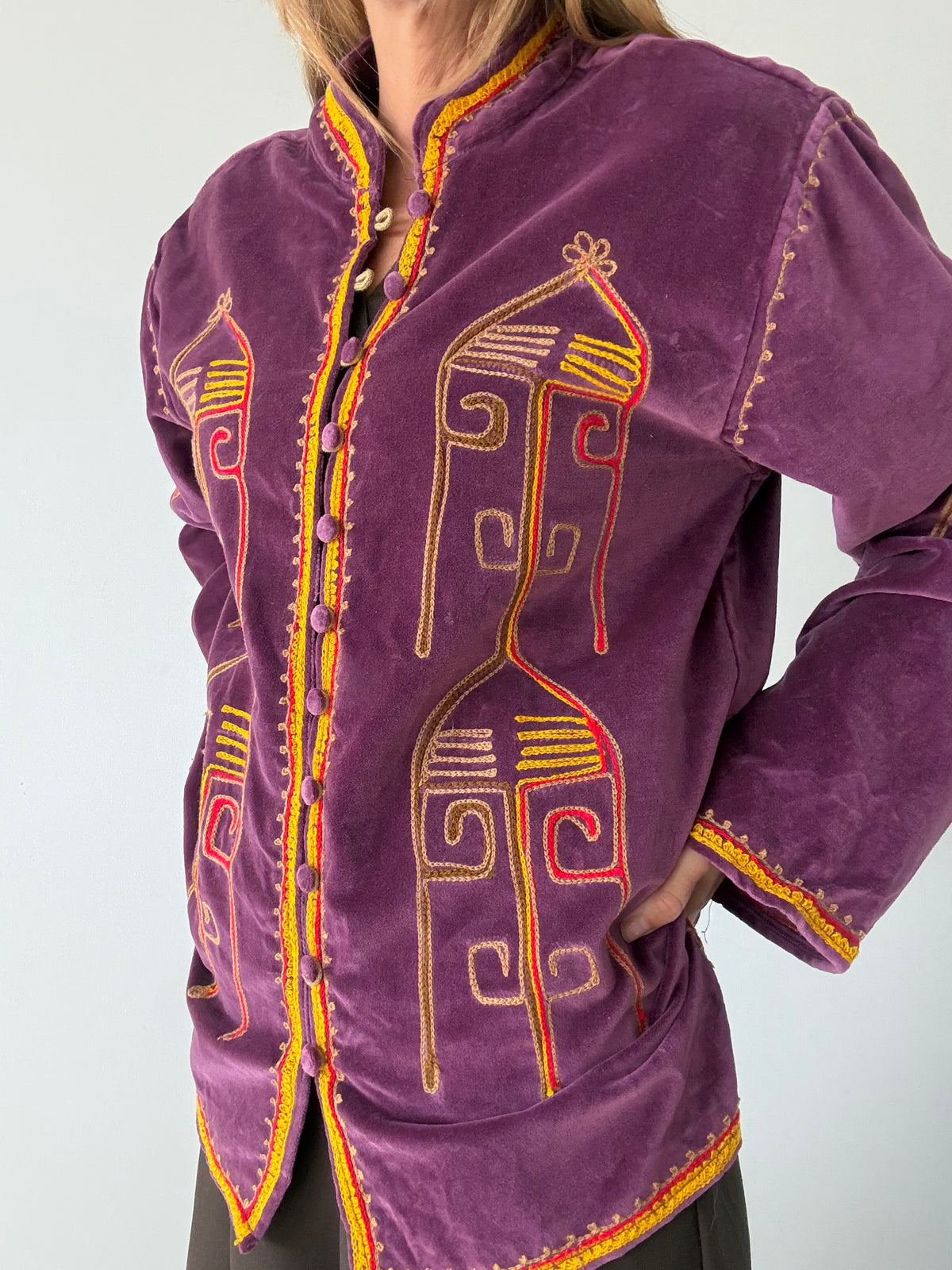 CHAQUETA ZAR MORADO