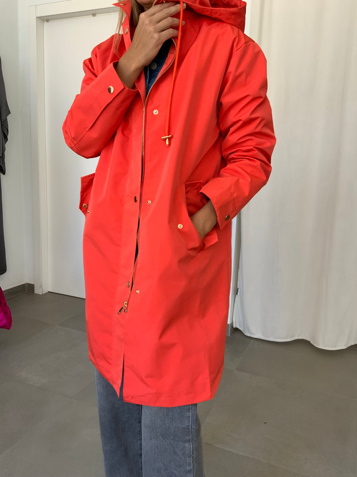 GABARDINA FALCONE NARANJA