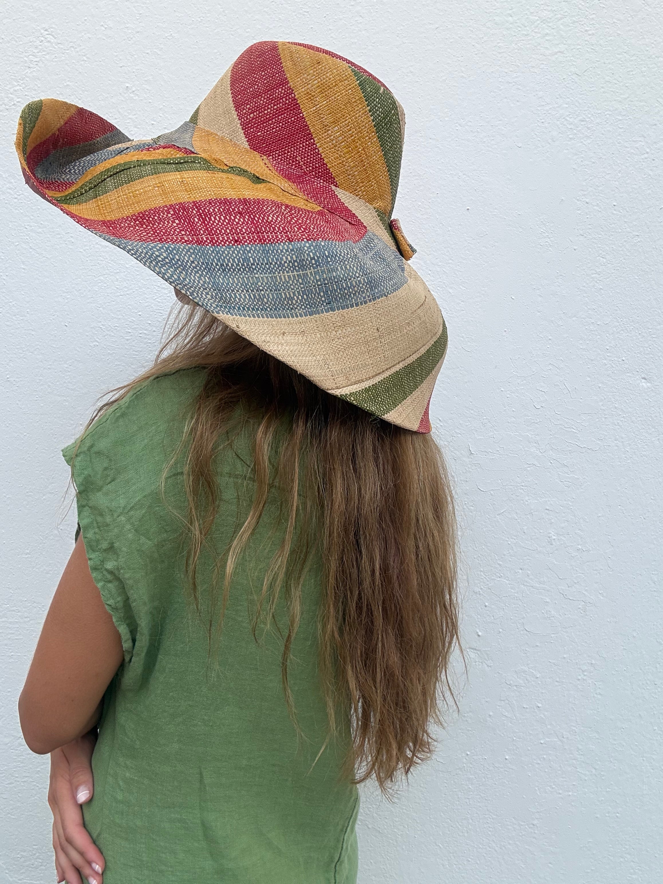 SOMBRERO RAFIA COLORES 1